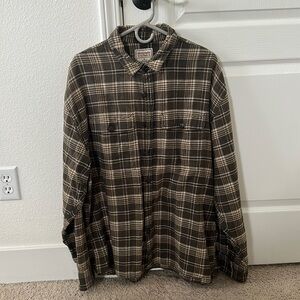 Abercombie men's 90s oversized flannel